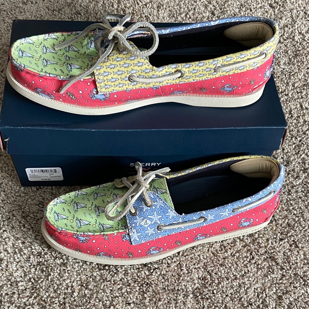 Sperry x vineyard vines collab patchwork Boat Sho… - image 1